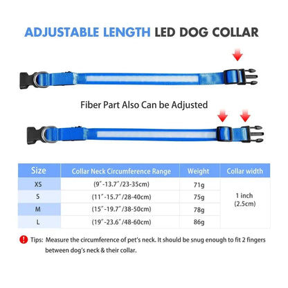 LED Waterproof Glow Collar